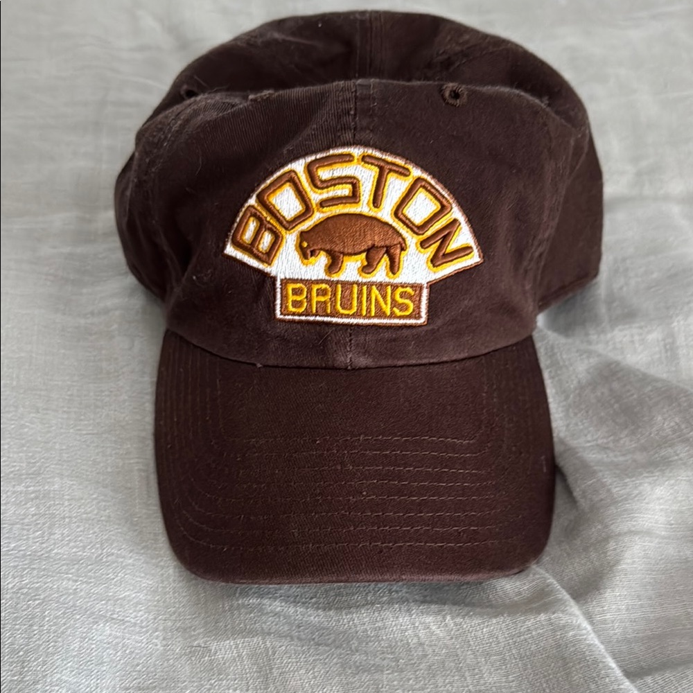 Boston Bruins Brown 47 brand hat